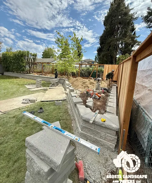 Terrace Fencing & Retaining Wall